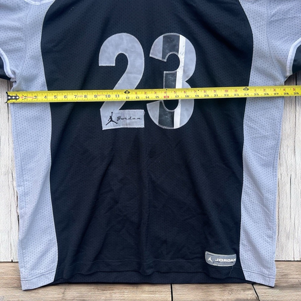 Jordan Men's Black and White Jersey Shirt - Picture 2 of 8